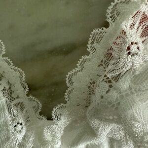 White Lace Bralette Bra